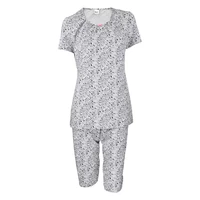 Dámské pyžamo krátké s 3/4 nohavicemi 1