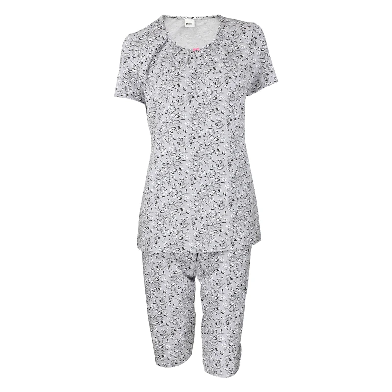 Dámské pyžamo krátké s 3/4 nohavicemi 1